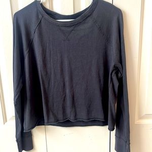Aerie dark grey long sleeve